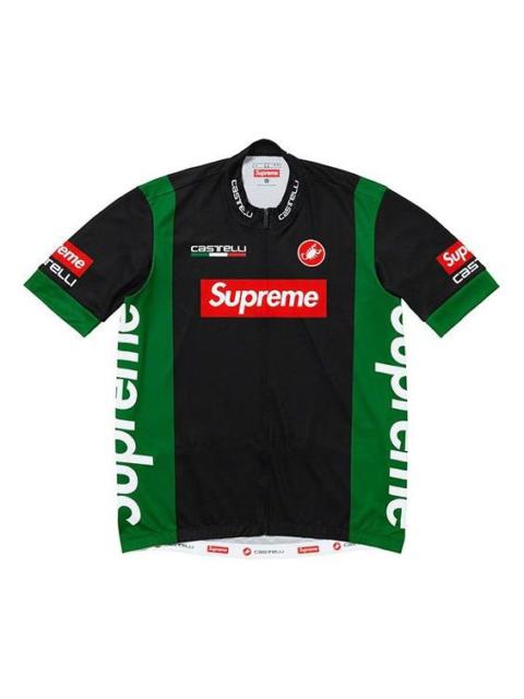 Supreme Supreme SS19 x Castelli Cycling Jersey Crossover Bike Short Sleeve Unisex Green SUP-SS19-10393