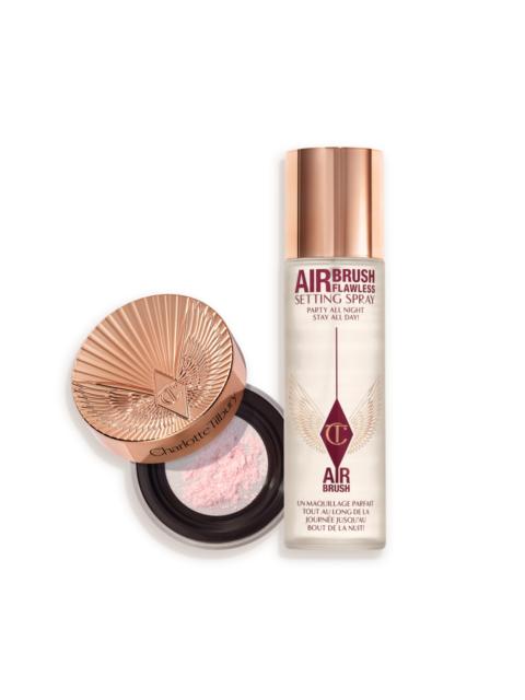 Charlotte Tilbury AIRBRUSH FLAWLESS BLUR + LOCK DUO Face Kit