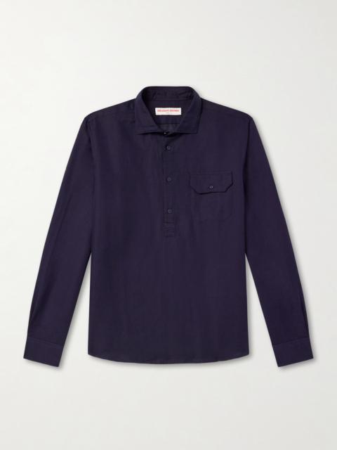 ORLEBAR BROWN Cesare Linen and Cotton-Blend Shirt