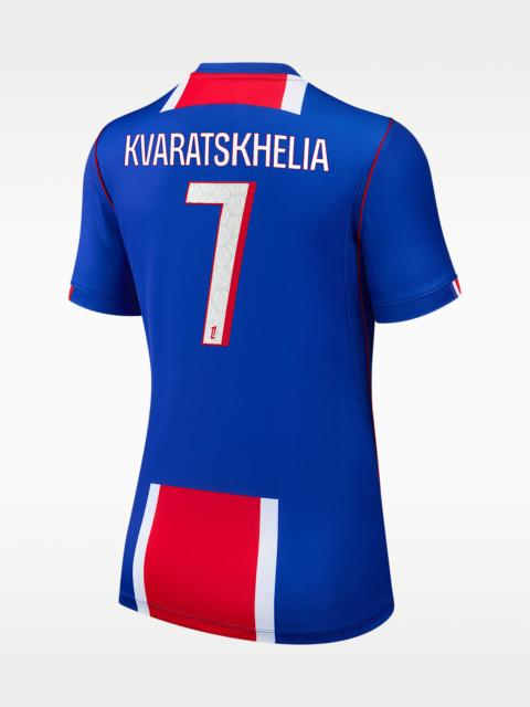 Nike Khvicha Kvaratskhelia Paris Saint-Germain 2026/27 Stadium Home Women's Nike Dri-FIT Soccer Jersey