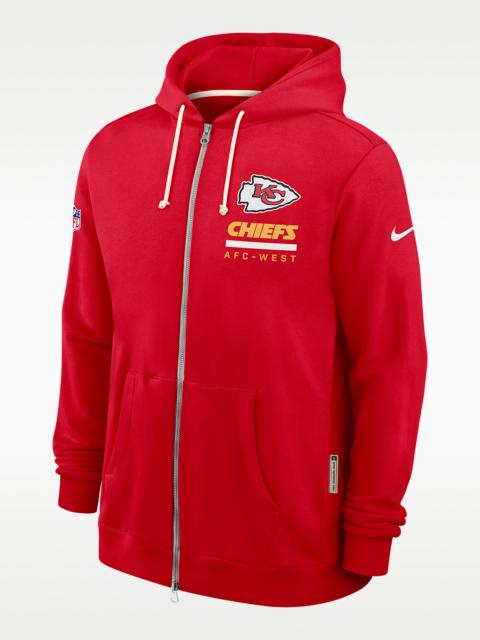 Nike Kansas City Chiefs Utility Player Sideline Men's Nike Dri-FIT NFL Full-Zip Hoodie