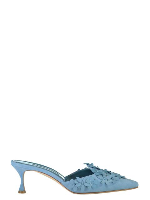 Manolo Blahnik Harnes Mone Tial 050 Mule