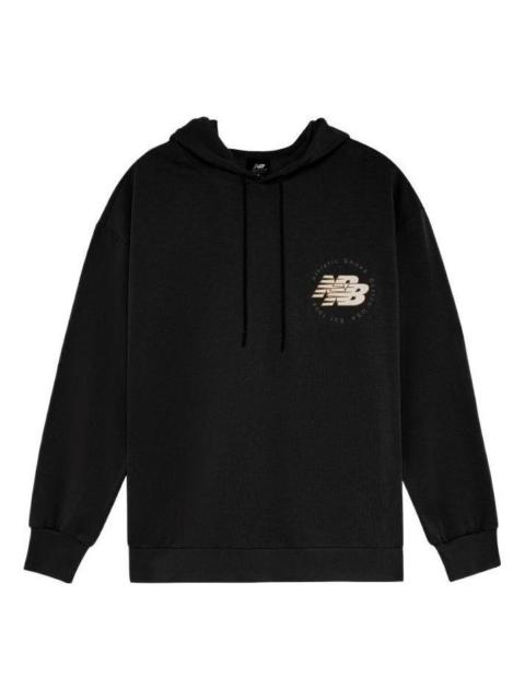 New Balance New Balance Double Logo Hoodie 'Black' AMT23348-BK