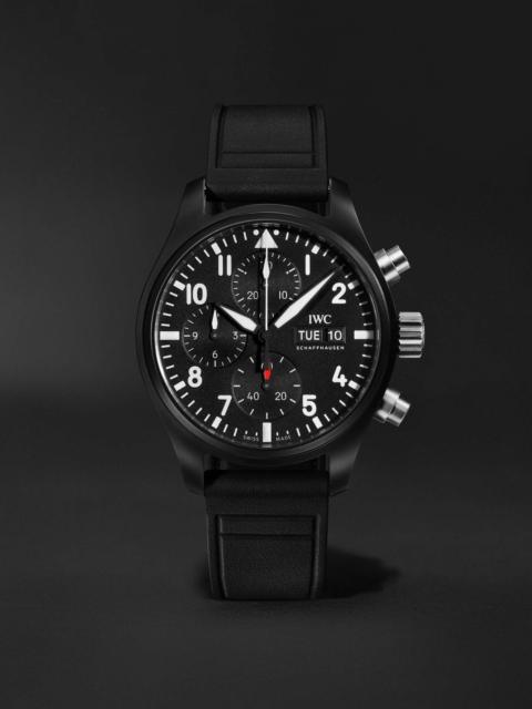 IWC Schaffhausen Pilot's Watch Automatic Chronograph 41mm Ceramic and Rubber Watch, Ref. No. IWIW389401