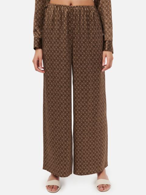 CAMI NYC DOREEN CHARMEUSE PANT CHICORY MOSAIC