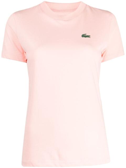 LACOSTE logo-appliquÃ© cotton T-shirt