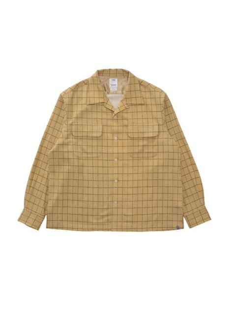 visvim CARROW SHIRT CHECK L/S YELLOW