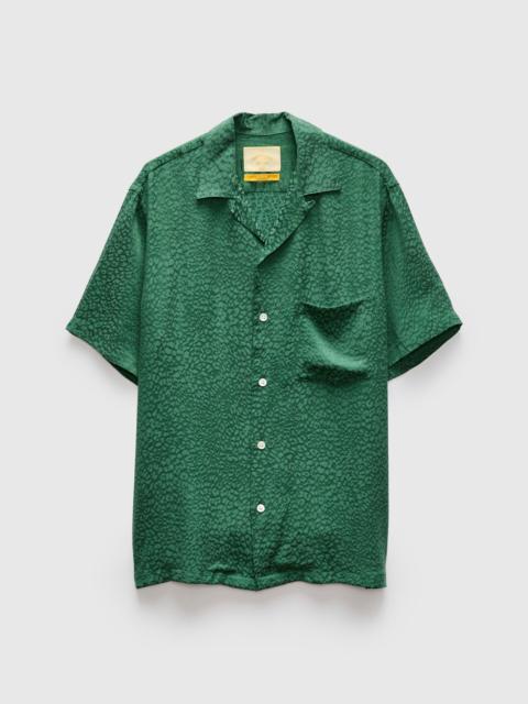 Portuguese Flannel Finger Print Shirt in Green