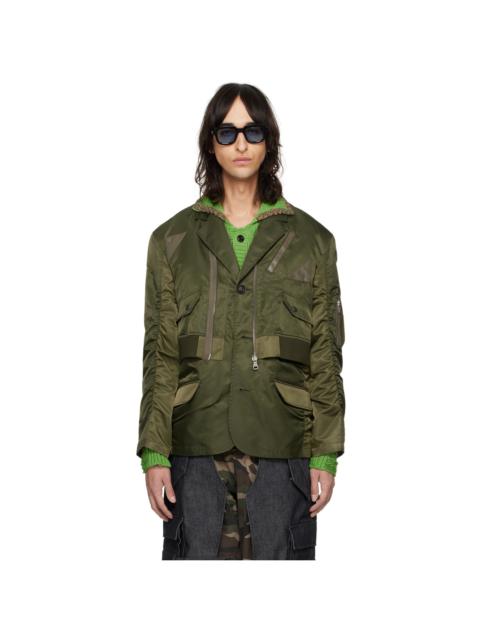 Andersson Bell Khaki Flight Blazer