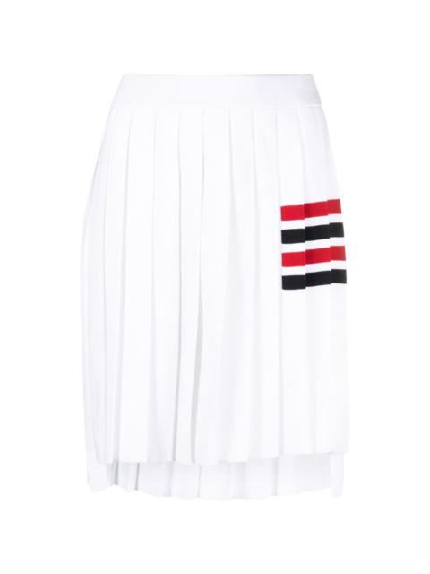 4-Bar pleated skirt