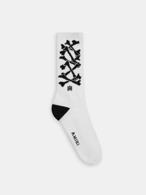 AMIRI BONES STACKED SOCKS