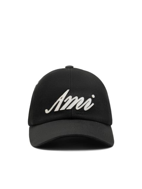 AMI Paris felt-patch buckle baseball cap