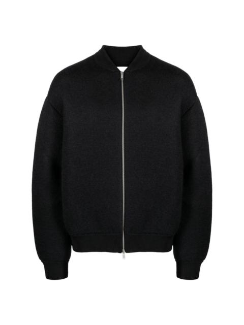 drop-shoulder bomber jacket