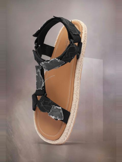 Maison Margiela Patchwork canvas hiking sandals | REVERSIBLE