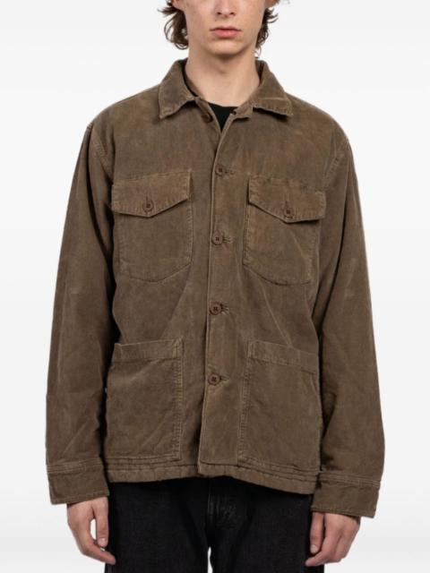 Hartford button-fastening shirt jacket