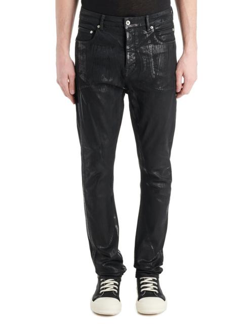 Rick Owens DRKSHDW Black Slit Tyrone Jeans