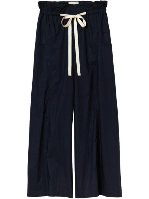 Plan C drawstring straight-leg trousers