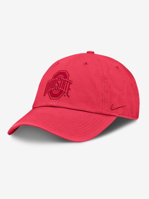 Nike Ohio State Primetime Campus Club Toned Men's Nike College Adjustable Hat