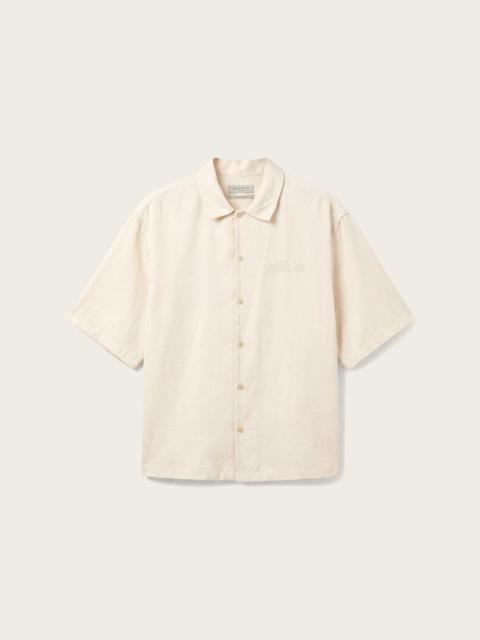 ALLSAINTS CIRCE OVERSIZED SHORT SLEEVE SHIRT