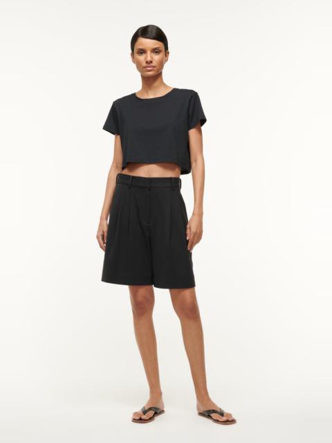 STAUD STAUD LONG LUISA SHORT BLACK