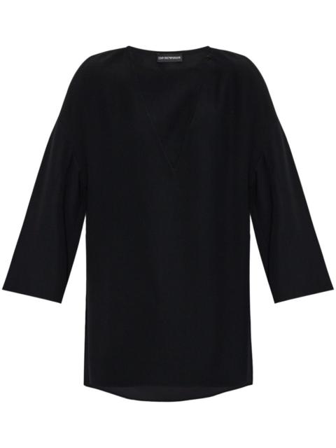 EMPORIO ARMANI cady blouse