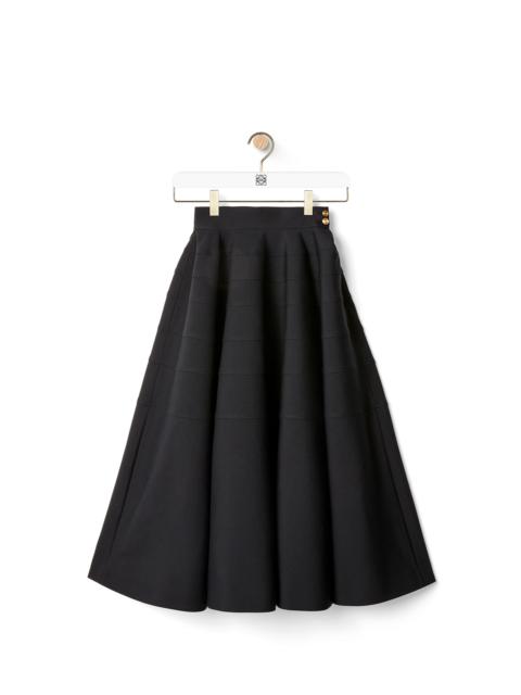 Loewe Circle skirt in wool and cupro
