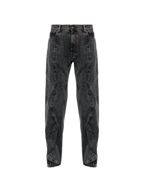 Y/Project Evergreen Wire mid-rise straight jeans