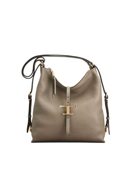 Tod's t buckle leather shoulder bag