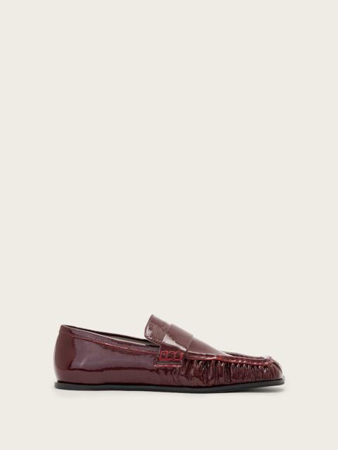 ALLSAINTS JULIE STUDDED LEATHER LOAFERS