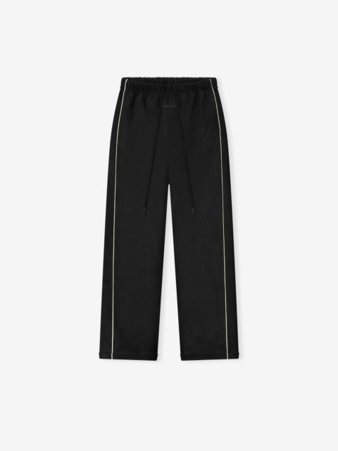 ESSENTIALS Womens Suede Fleece Signature Relaxed Pant