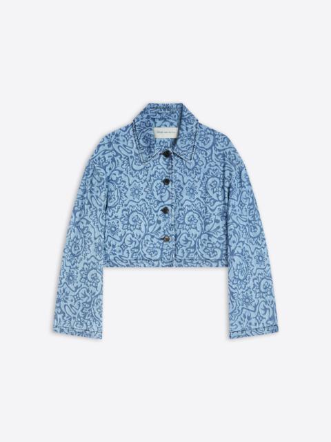 Dries Van Noten PRINTED DENIM JACKET