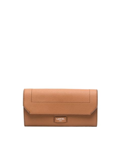 LANCEL pebbled-leather purse