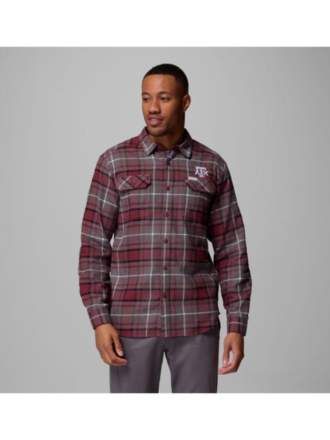 Columbia Men's Collegiate Flare Gun Flannel Long Sleeve Shirt - Texas A&M