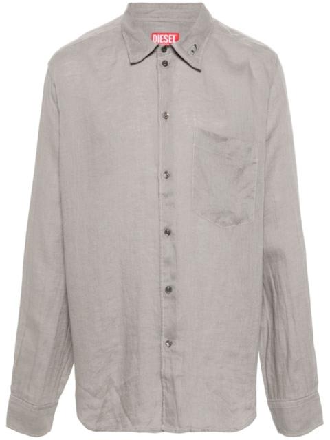 Diesel S-Emil linen shirt