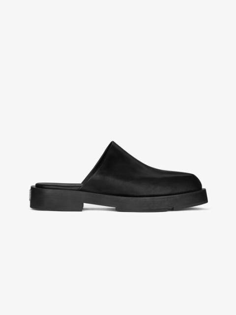 Givenchy SQUARED OPEN LOAFERS IN BOX LEATHER