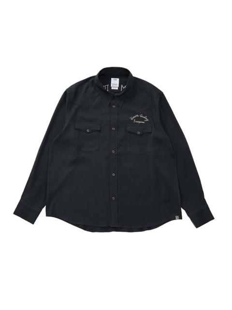 visvim FOUR CORNERS L/S BLACK