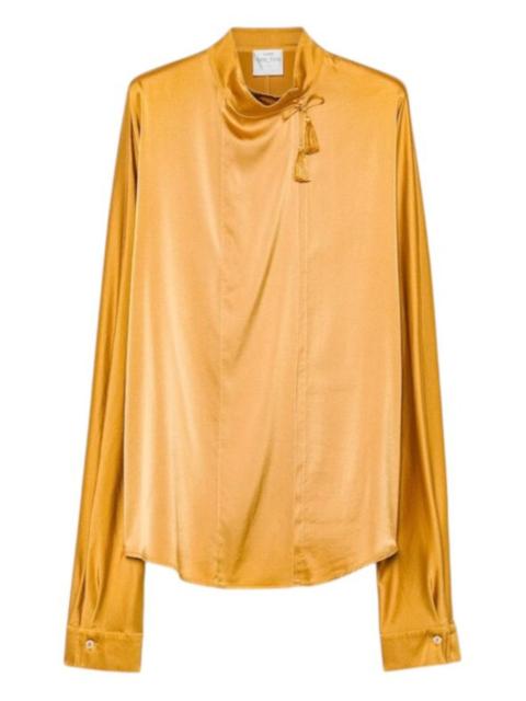 forte_forte tassel-neck blouse
