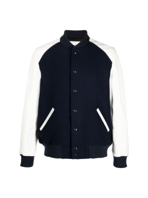 Birdih panelled bomber jacket