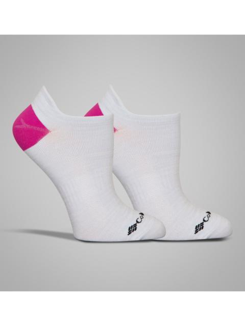 Columbia Women's Space Dye BRR No-Show Lightweight Socks - 2 Pack