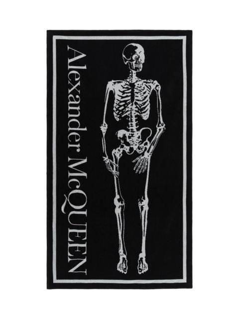 Alexander McQueen SKELETON BEACH TOWEL