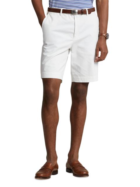 Polo Ralph Lauren Men's Stretch-Twill Flat-Front Shorts - White