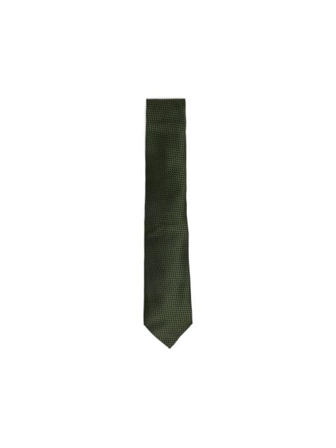 TOM FORD green jacquard tie
