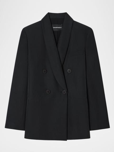 EMPORIO ARMANI Relaxed Double-Breasted Blazer