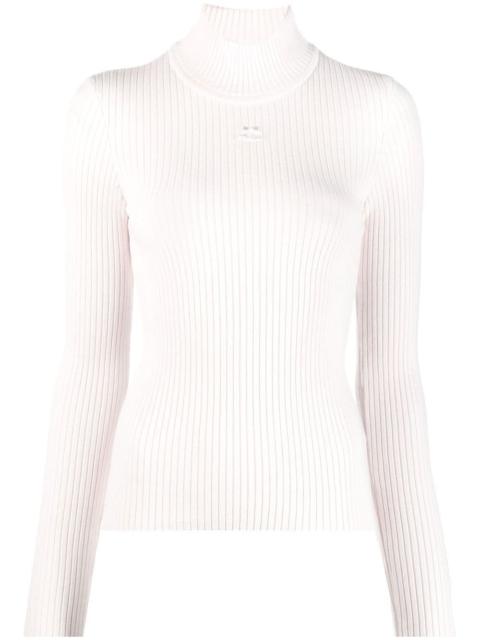 courrèges PULLOVER LOGO