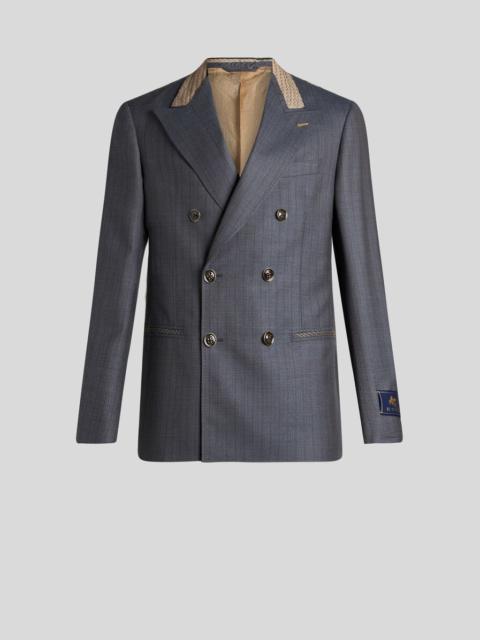 DOUBLE-BREASTED WOOL BLAZER