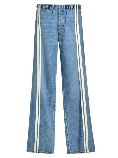rag & bone Women's Logan Featherweight Pull-On Track Stripe Jeans - Eversport