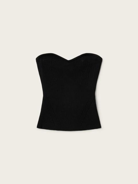 ALLSAINTS CRUZ BANDEAU SLIM FIT TOP