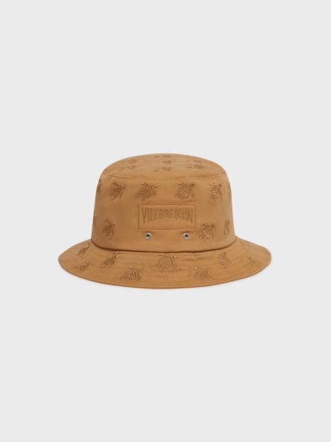 Vilebrequin EMBROIDERED BUCKET HAT TURTLES ALL OVER