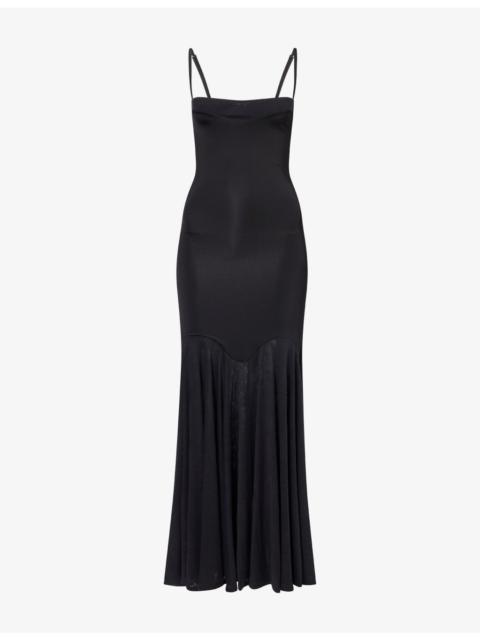 AYA MUSE Zory Mermaid-Hem Stretch-Jersey Maxi Dress