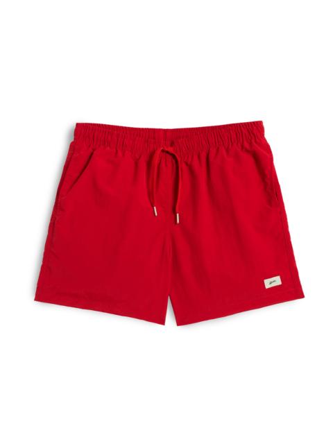 Bather Solid Red Swim Trunk